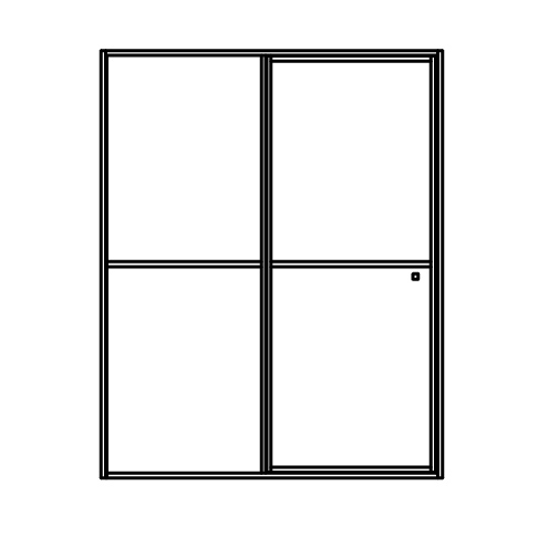 1H0V 1 horizontal, 0 vertical feature bar configuration